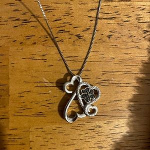 Jane Seymour open heart pet necklace